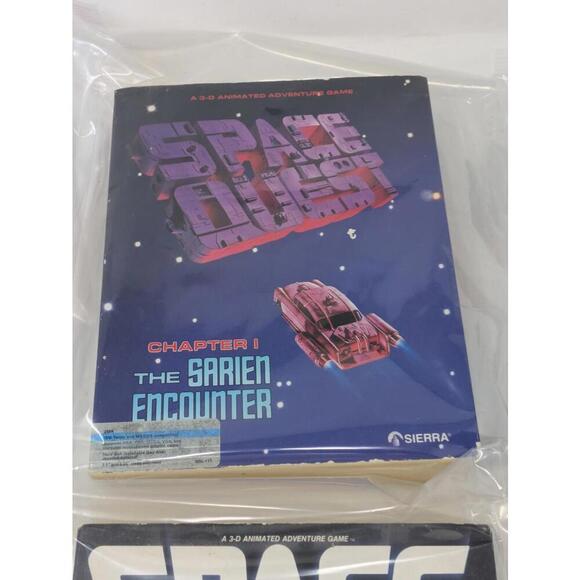 Space Quest l,ll III MS-DOS 5.25" & 3.5"  With Companion Guide-Complete - Picture 4 of 13